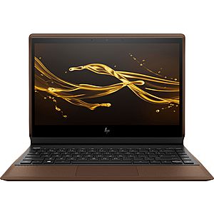 HP - Spectre Folio Leather 2-in-1 13.3" Touch-Screen Laptop - Intel Core i7 - 8GB Memory - 256GB Solid State Drive - Cognac Brown $900