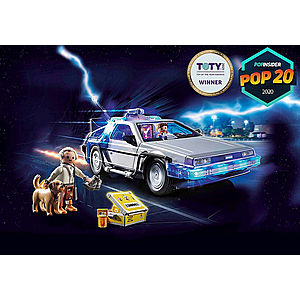Playmobil Back to the Future DeLorean Vehicle Playset $23 + Free Shipping w/ Walmart+ or $35+