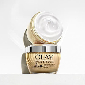 1.7-Oz Olay Total Effects Whip Face Moisturizer (SPF25)  $13.15 or less w/ SD Cashback + Free Shipping