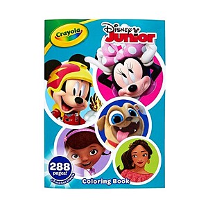 288-Pg Crayola Coloring Book w/ Stickers: Paw Patrol, Disney Princess & More $3.75 + Free Shipping w/ Prime or $25