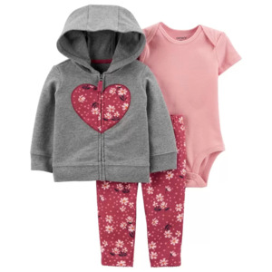 3-Piece Carter's Baby Cool Weather Jacket Sets $10.40 + Free Shipping
