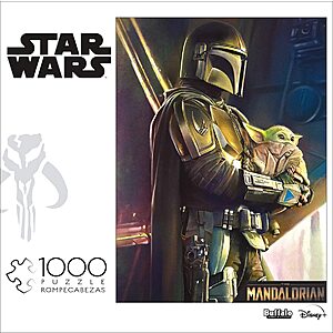 1000-Piece Star Wars The Mandalorian: Wherever I Go, He Goes Jigsaw Puzzle $7.70