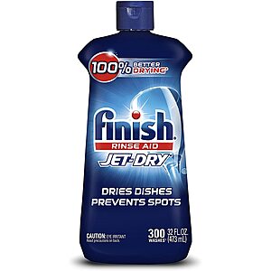 32-Oz Finish Jet-dry Rinse Aid $7.55 w/ S&S + Free Shipping w/ Prime or $25+