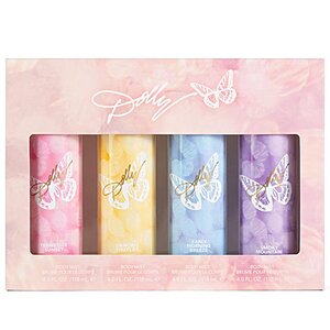 4-Piece 4-Oz Dolly Parton Front Porch Collection Body Mist Gift Set for Women $3.75  & More + Free S&H w/ Walmart+ or $35+