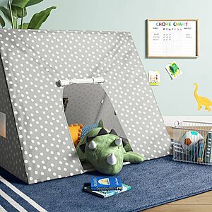 Pillowfort Kids' Indoor Play Tents: Pom Pom, Gold Star, or A-Frame $35 & More + Free S&H on $35+