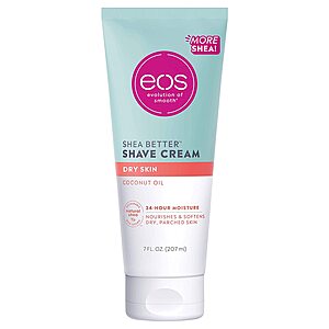 7-Oz eos Shea Better Dry Skin Shaving Cream for Women (w/ Coconut Oil) $1.30 + Free Shipping w/ Prime or $25+