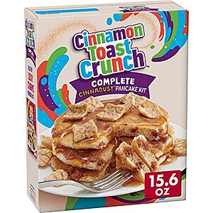 15.6-Oz Betty Crocker Cinnamon Toast Crunch Complete Cinnadust Pancake Mix $2.30 & More + Free Shipping w/ Prime or $25+
