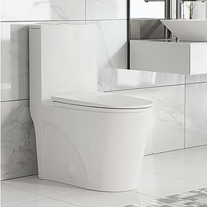 Swiss Madison St. Tropez 1-Pc 1.1/1.6 GPF Dual Flush Elongated Toilet (Glossy White) $164.50 + Free Shipping