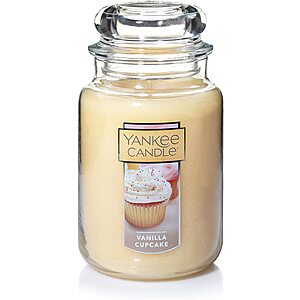 22-Oz Yankee Candle Large Jar Candle (Vanilla Cupcake) $10 + Free Shipping w/ Prime or $25+