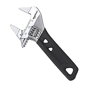 Amazon Basics 4.5" (115mm) Slim Jaw Adjustable Wrench $5.80 + Free S&H w/ Prime or $25+