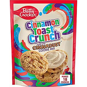 12.6-Oz Betty Crocker Cinnamon Toast Crunch Cookie Mix $1.40 + Free Shipping w/ Prime or $25+