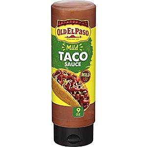 9-Oz Old El Paso Taco Sauce Squeeze Bottle (Mild) $3