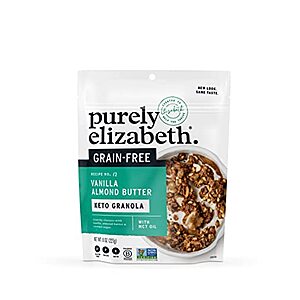 8-Oz purely elizabeth Vanilla Almond Butter Grain-Free Granola $3 or 12-Oz Organic Original $2.85 w/ S&S + Free S&H w/ Prime or $25+