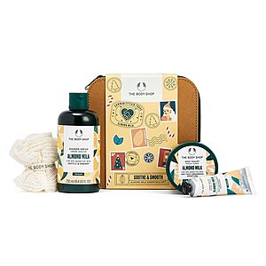 4-Piece The Body Shop Soothe & Smooth Essentials Gift Set (Almond Milk) $13.10  w/ S&S + Free Shipping w/ Prime or Orders $25+