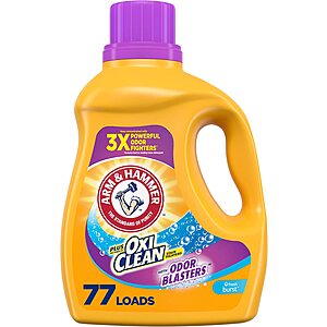 100.5-Oz Arm & Hammer Liquid Laundry Detergent Plus OxiClean (Fresh Burst) $6.64 w/ S&S + Free Shipping w/ Prime or on orders over $25