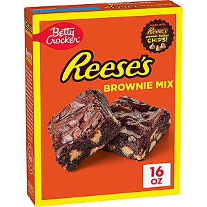 16-Oz Betty Crocker REESE'S Peanut Butter Premium Brownie Mix $2.75 w/ S&S + Free S&H w/ Prime or on $25+