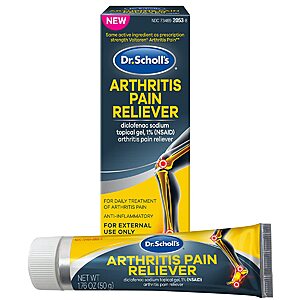 1.76-Oz Dr. Scholl's Arthritis Pain Relief Gel (Extra Strength) $2.45 w/ S&S + Free Shipping w/ Prime or on $35+