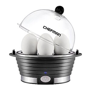 Chefman Electric Egg-Maker Rapid Steaming Cooking System (Black)  $7.50 + Free Shipping w/ Prime or on $35+