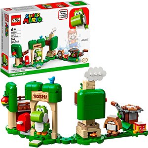 Best Buy Total/Plus Members: Save 40% on Select Lego Sets - Super Mario Yoshi’s Gift House Expansion Set (71406) $18 & More + Free Store Pickup