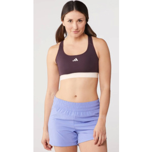 adidas PowerReact Training Medium-Support Sports Bra (Maroon, Multiple Sizes) $12.85 at REI w/ Free Store Pickup or Free S&H on $50+