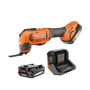 RIDGID 18V Cordless Oscillating Multi-Tool Kit with (2) 2.0 Ah Batteries and Charger $99 + Free Shipping