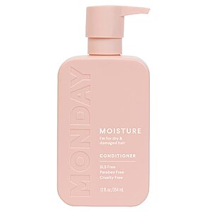 12-Oz MONDAY HAIRCARE Moisture Conditioner for Dry, Coarse, Stressed, Coily and Curly Hair $3.65 w/ S&S & More  + Free Shipping w/ Prime or on $35+