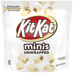 7.6-Oz Kit Kat Minis Unwrapped (White Creme, Resealable Bag) $1.79 at Walgreens w/ Free Store Pickup on $10+