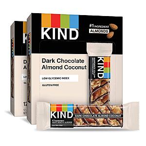 24-Count 1.4-Oz KIND Nut Bars (Dark Chocolate Almond Coconut) $17.90 w/ S&S  + Free Shipping w/ Prime or on $35+