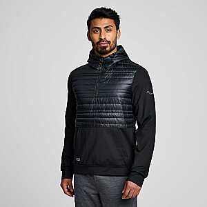 Saucony Men's Solstice Oysterpuff Hoodie (Black or Coffee) $51.85 at REI w/ Free Store Pickup