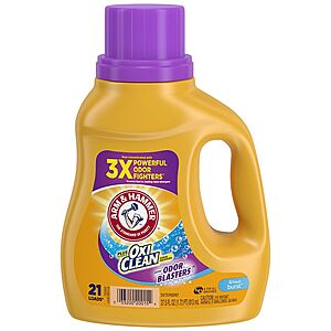 Walgreens: Buy 1, get 2 FREE Arm & Hammer Laundry Care: 27.5-Oz Arm & Hammer Plus OxiClean Detergent 3 for $7.50 & More + Free Store Pickup on $10+