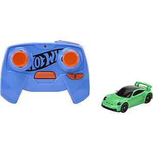 Hot Wheels 1:64 Scale Remote-Control Toy Car Porsche 911 for On & Off Track Racing w/ USB Cable for Recharging $12 + Free Shipping w/ Prime or on $35+