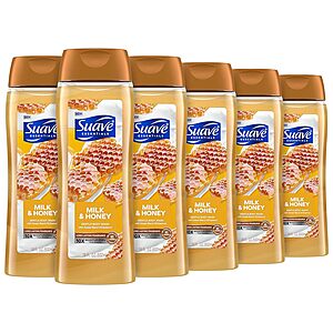 6-Pack 18-Oz Suave Moisturizing Body Wash (Various Scents) $12.45 w/ S&S + Free S&H w/ Prime or $35+