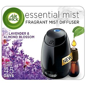 Air Wick Essential Mist Essential Oil Diffuser Starter Kit (Lavender & Almond Blossom) $5.25 at Walgreens w/ Free Store Pickup on $10+