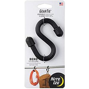 Nite Ize GearTie Bendable S-Hook (Black) $2.95 at REI w/ Free Store Pickup