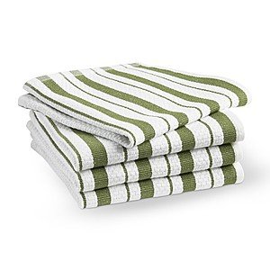 Williams Sonoma: Set of 4 Classic Striped 100% Cotton Dishcloths (Moss Green) $2.99 + Free Shipping (Reg. $9.95)