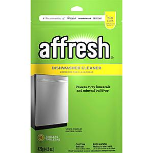 6-Count Affresh Dishwasher Cleaner Tablets $3.70 w/ S&S + Free S&H
