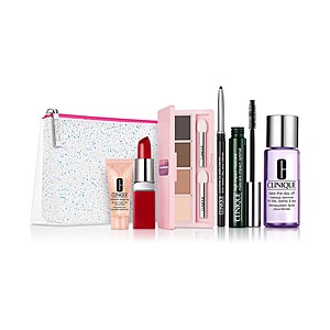New QVC Customers: 7-Pc Clinique Merry & Bright Cosmetics Set $15 + Free S/H