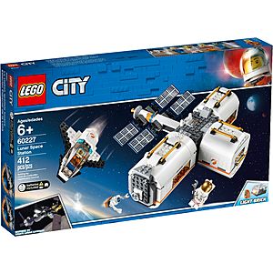 412-Piece LEGO City Space Lunar Space Station Building Set w/ Toy Shuttle $48 + Free Store Pickup