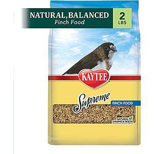 2-Lbs Kaytee Supreme Finch Bird Food (Seeds & Grains) $2.45 + Free S&H on $49+
