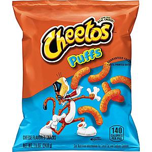 40-Pack 0.875-Oz Cheetos Puffs Cheese Flavored Snacks $10.60 w/ S&S + Free Shipping w/ Prime or $25+