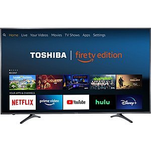$349.99 Free Echo Dot - Toshiba - 65" Class - LED - 2160p - Smart - 4K UHD TV with HDR - Fire TV Edition Model:65LF711U20 SKU:6356275