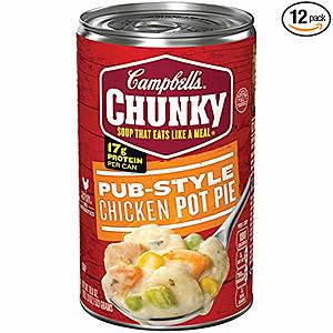 Campbell's Chunky Soup varieties - as low as $12.18 per pack of 12 /w 15%S&S or $14.31 with 5% S&S