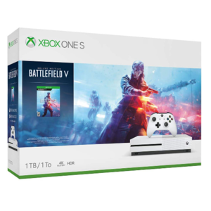 Microsoft xbox one s, 1tb console, 4k, battlefield v gaming bundle $199.99 ac