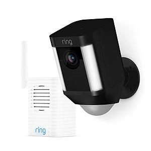 Ring Spotlight Cam Wireless Surveillance Camera w/ Chime Pro (Black)  $168 + Free Shipping