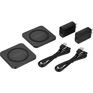 2-Pack Insignia 10W Qi Certified Wireless Charging Pad for Android/iPhone $15 + Free Shipping