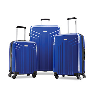 Samsonite Sparta Hardside 3 Piece Luggage Set, Cobalt color, $152.99 after coupon, Free shipping, ebay