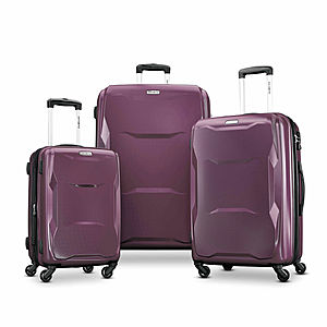 3 piece Samsonite Pivot Luggage Set, various colors, $169.99 after coupon, free shipping, ebay