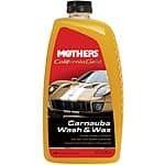 64oz Mothers California Gold Carnauba Wash & Wax, $3.12 after coupon and rebate, Advance Auto Parts ($8.62 +$5.50 GC)