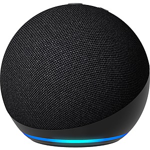 Amazon - Echo Dot (5th Gen, 2022 Release) Smart Speaker with Alexa - Charcoal $24.99