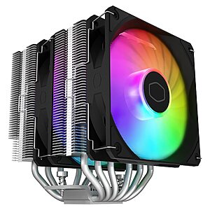 Cooler Master Hyper 620S Dual Tower CPU Air Cooler, ARGB Sync, 120mm $39.99 Exclusive Prime Deal
